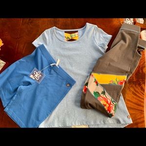 Matilda Jane Tunic/Leggings/Shorts set-10-12y